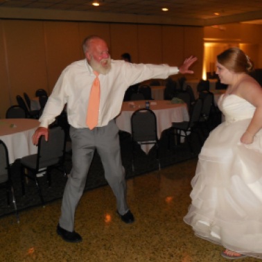Katie & Her Dad dancing